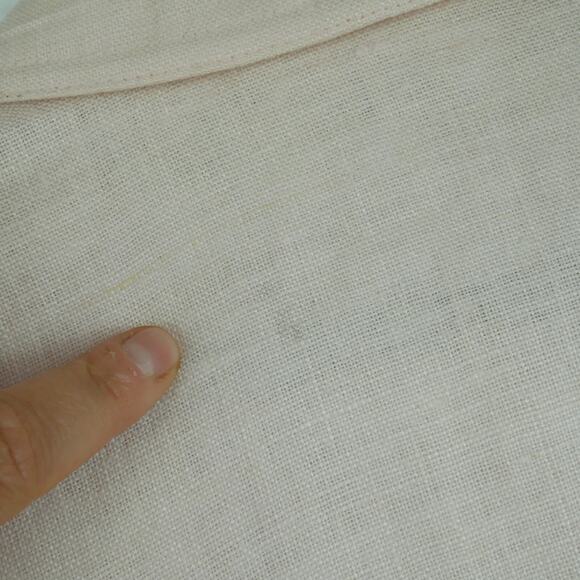 Vintage 14 Blazer 100% Linen Powder Pink Pastel 80s Boxy Preppy Country Club - Picture 15 of 15